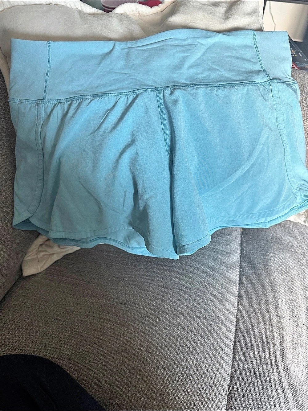 lululemon Speed Up High-Rise Lined Short 4" Blue Size 8